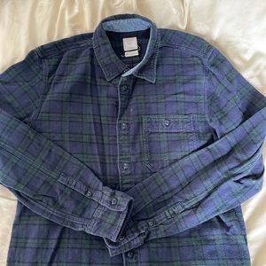 Gap Flannel Button Down, Size M